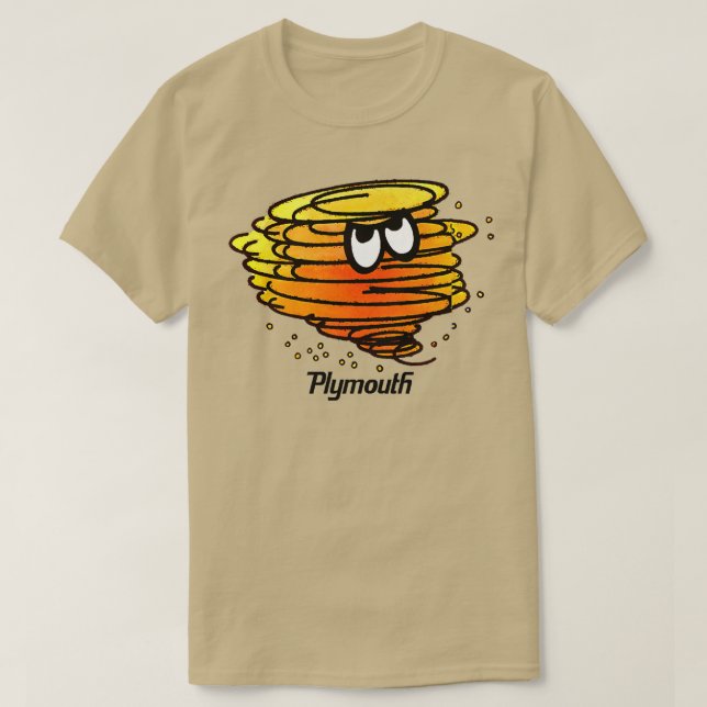 Camiseta Mens Plymouth Duster (Diseño del anverso)