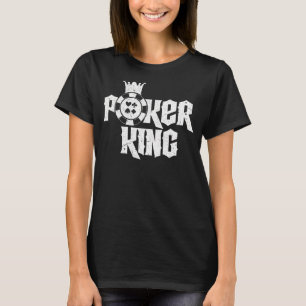 Camiseta Mens Poker King Texas Sostengo tarjetas de apuesta
