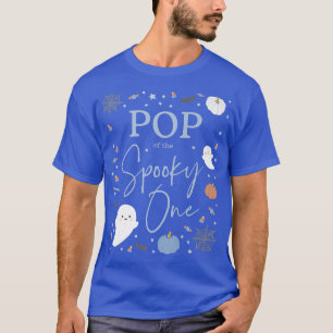 Camiseta Mens Pop of the Spooky One First Birthday Blue Boy