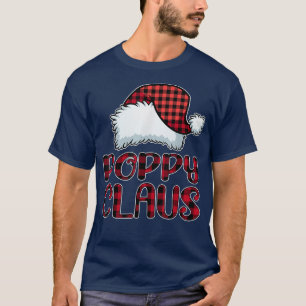Camiseta Mens Poppy Claus  Christmas Lights Pajama Family M