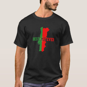 Camiseta Mens Portugal Mejor Pai De Portugal