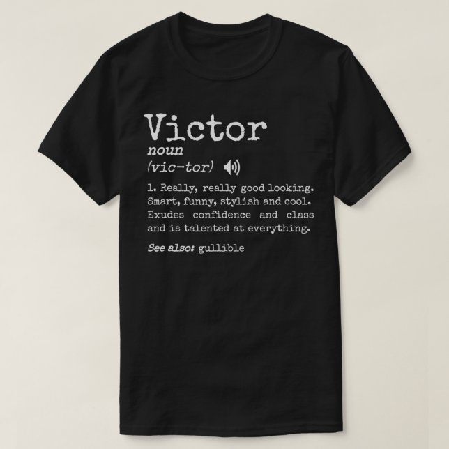Camiseta Mens Prank Primer Nombre Diccionario Significando  (Diseño del anverso)