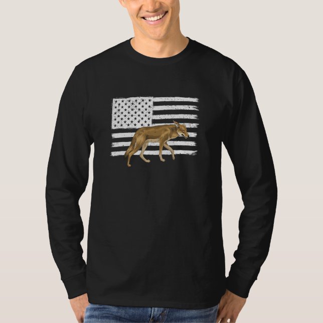 Camiseta Mens Predator Hunting for American and Coyote Trap (Anverso)