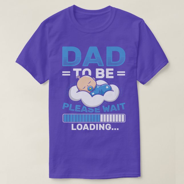 Camiseta Mens Pregnancy Announcement Dad To Be Loading  (Diseño del anverso)