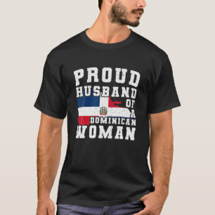 Camiseta Mens Proud Husband Of A Dominican Women Dominican