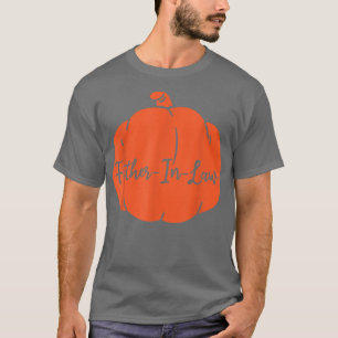Camiseta Mens Pumpkin FatherInLaw Father Matching Family Ha