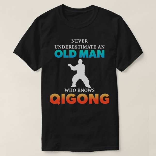 Camiseta Mens Qi Gong Chi Kung Practicantes de mediación de