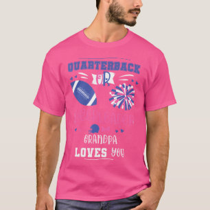 Camiseta Mens Quarterback o Cheerader Grandpa Te Ama