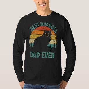 Camiseta Mens Ragdoll Mejor padre de Ragdoll
