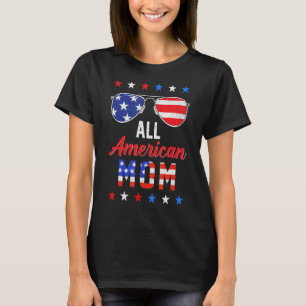 Camiseta Mens Rd All American Mom 4 De Julio Día de la Madr