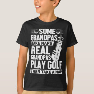Camiseta Mens Real Grandpas Juegan Golf Gracioso Abuelo Gi