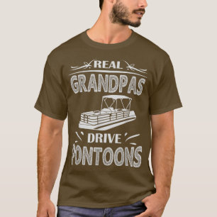 Camiseta Mens Real Grandpas manejan pontones