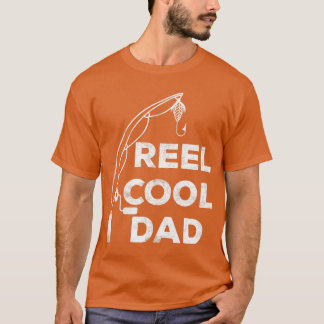 Camiseta Mens Reel Cool Dad  Fishing Daddy Father's Day Shi