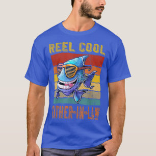 Camiseta Mens Reel Cool Father In Law Fisherman  Funny Fath