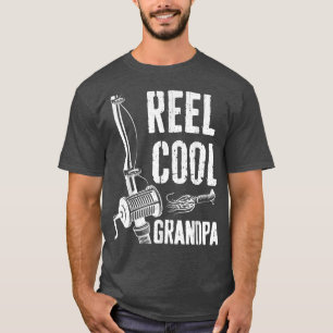 Camiseta Mens Reel Cool Grandpa T Fishing Father's Day