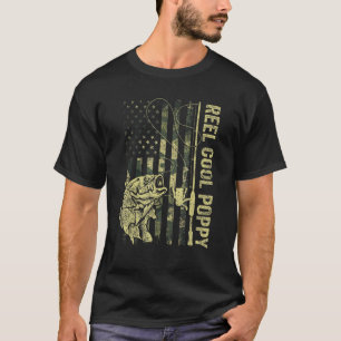 Camiseta Mens Reel Guay Camuflaje de amapola bandera estado