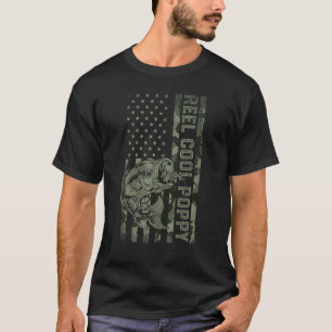 Camiseta Mens Reel Guay Camuflaje de amapola bandera estado