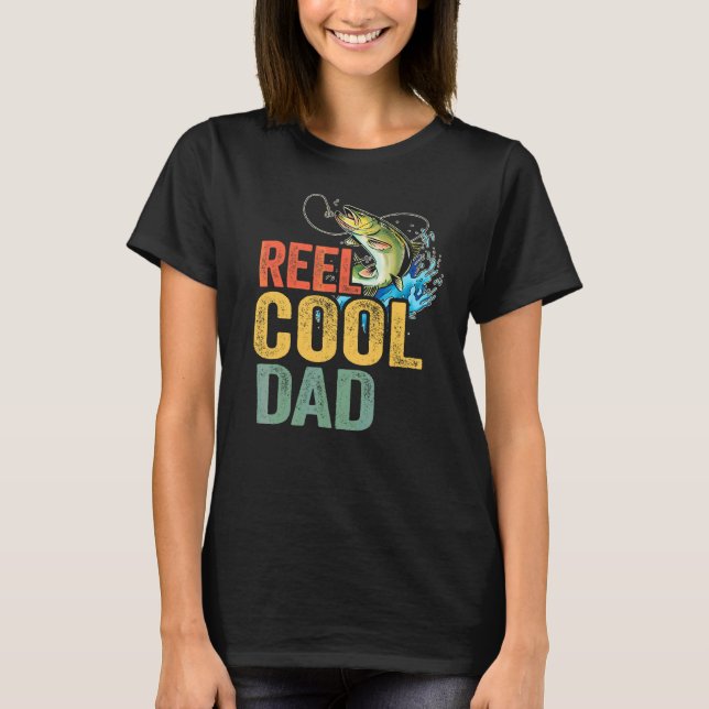 Camiseta Mens Reel Guay Dad Bass Fish Grandpa Fishman Dad (Anverso)