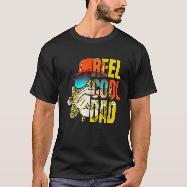 Camiseta Mens Reel Guay Dad Funny Fishing Daddy Fishman F (Anverso)
