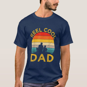 Camiseta Mens Reel Guay DAD Pescando Papi Vintage Abuelo F