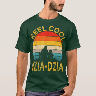 Camiseta Mens Reel Guay Dzia Dzia Pescando papi viejo