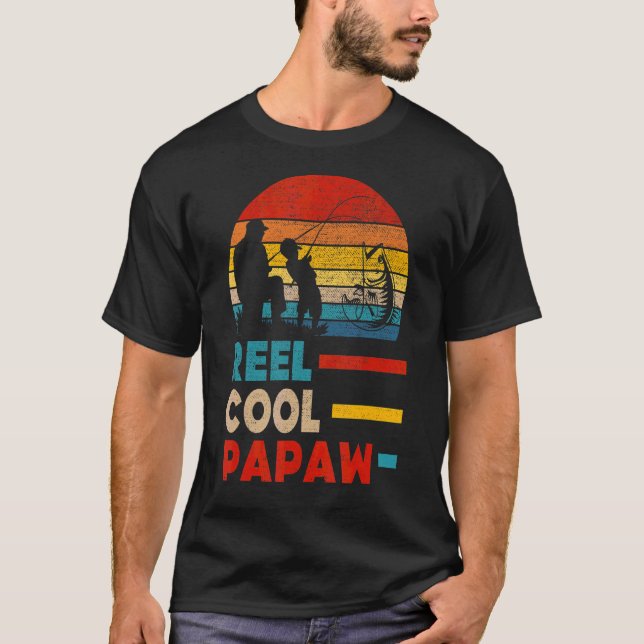 Camiseta Mens Reel Guay Papaw Fisher Daddy Day F (Anverso)