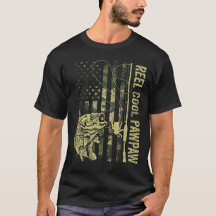 Camiseta Mens Reel Guay Pawpaw Camuflaje Bandera Americana