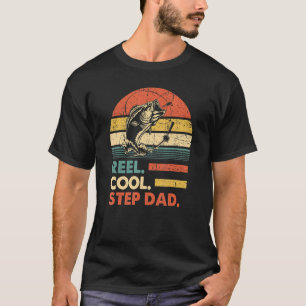 Camiseta Mens Reel Guay Step Dad Pescado Vintage