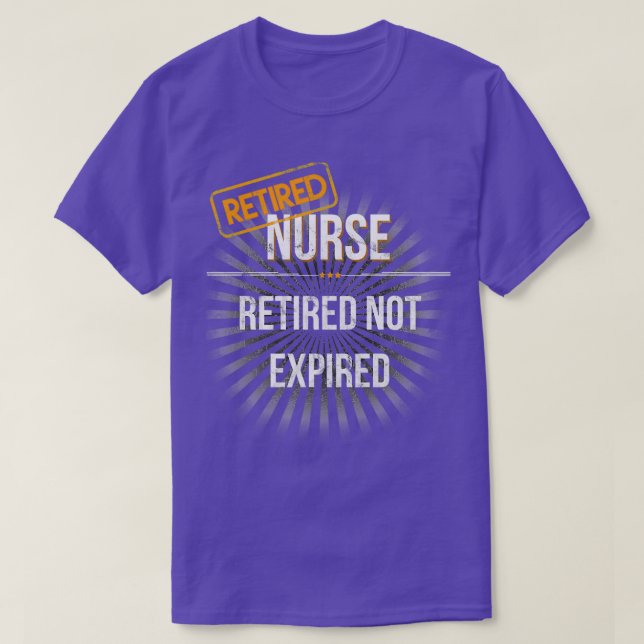 Camiseta Mens Retired Nurse Retirement Gift for Nurses (Diseño del anverso)