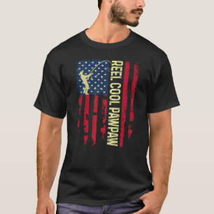Camiseta Mens Retro American Reel Guay Pawpaw Para Mejor Da