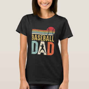 Camiseta Mens Retro Béisbol Papá Ball Dad Life Sofball Dad