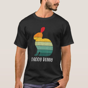 Camiseta Mens Retro Family Easter Bunny Men Dad Papa Easter