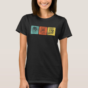 Camiseta Mens Retro Guitarra Cloré Nota Musical Papá Escrit