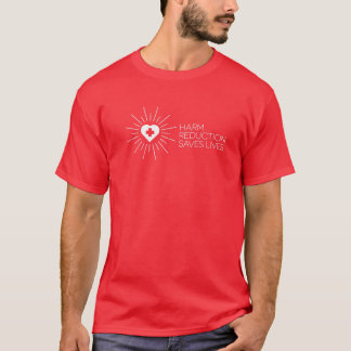 Camiseta Mens Retro Harm Reduction Saves Lives Vintage Men