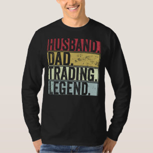 Camiseta Mens Retro Husband Dad Leyenda Comercial Para Padr