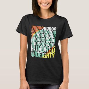 Camiseta Mens Retro Onehundredandeighty 180 Triple 20 Graci