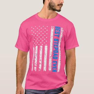 Camiseta Mens Retro US Best Stepdad Ever 4th Of July Father