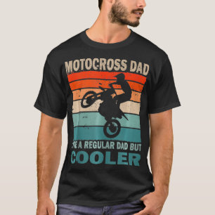 Camiseta Mens Retro vintage Dirt Bike Dad Motocross Fan Fat