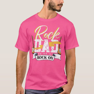 Camiseta Mens Rock DadElectronic Rock Guitar 896