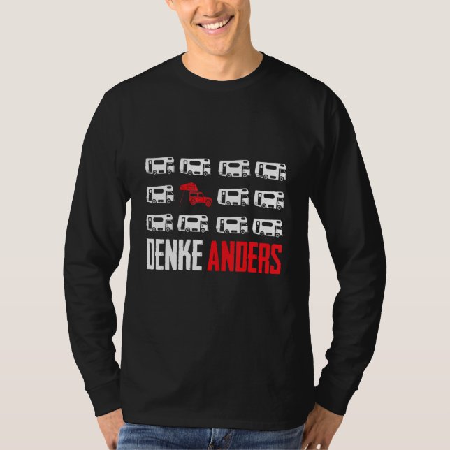 Camiseta Mens  roof tents camping in the car roof tent outd (Anverso)