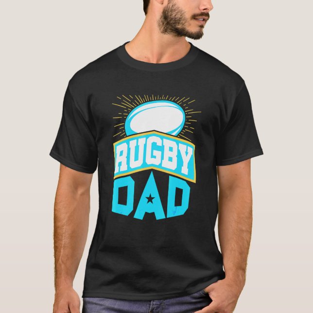 Camiseta Mens Rugby Dad (Anverso)