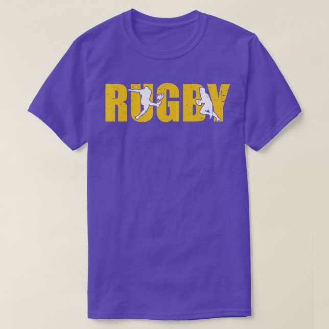 Camiseta Mens Rugby Player Funny Sports Rugby (Diseño del anverso)