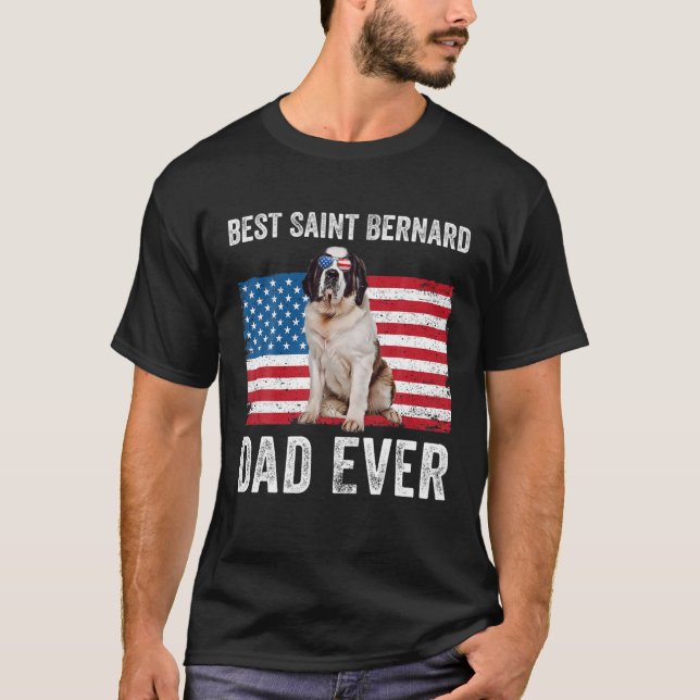 Camiseta Mens Saint Bernard Dad (Anverso)