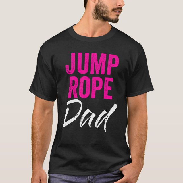 Camiseta Mens Saltan Rope Dad Rope Saltando Rope Saltando C (Anverso)
