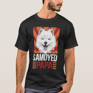 Camiseta Mens Samoyed Papa Samoyeds Dueño de Perro Samoyed