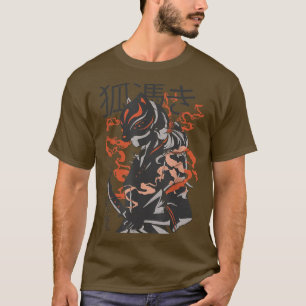 Camiseta Mens Samurai Warrior Japanese Japan Anime 