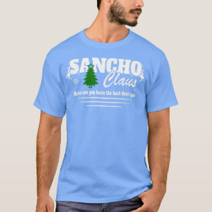 Camiseta Mens Sancho Claus Funny Navidades