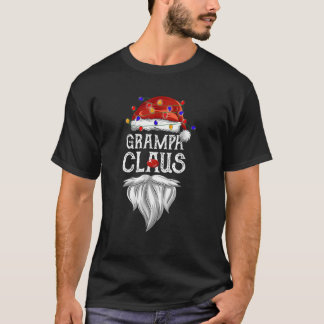 Camiseta Mens Santa Claus Santa Hat Grampa Claus Navidades