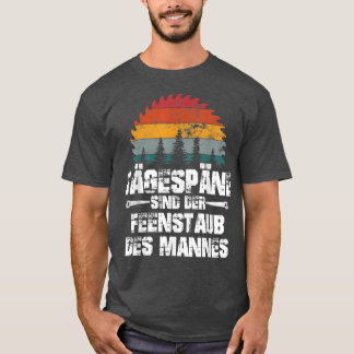 Camiseta Mens Saw chips fairy dust man lumberjack craftsman