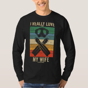 Camiseta Mens Scuba Buceando Para El Buceo De Hubby Dad Hus